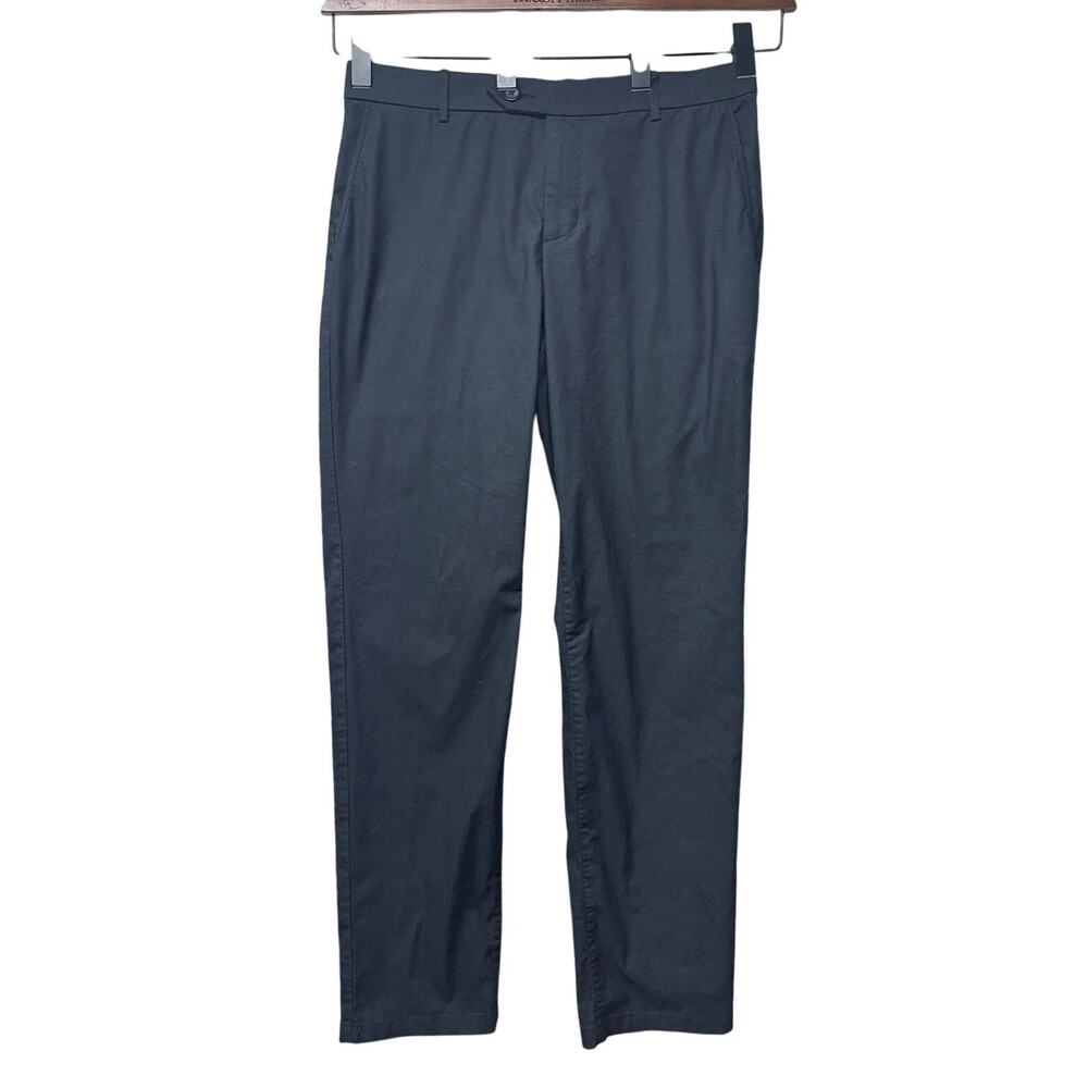 Nike Dri-FIT Mens Golf Pants 34x34 Black Stretch Flat Front Straight Leg Chino